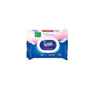 Tempo Feuchte Toilettentücher SANFT Pur 2x42 Stück